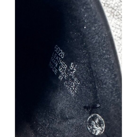 Minnetonka Black Leather Silverthorne Sandals Native American-inspired Slides - Picture 5 of 6